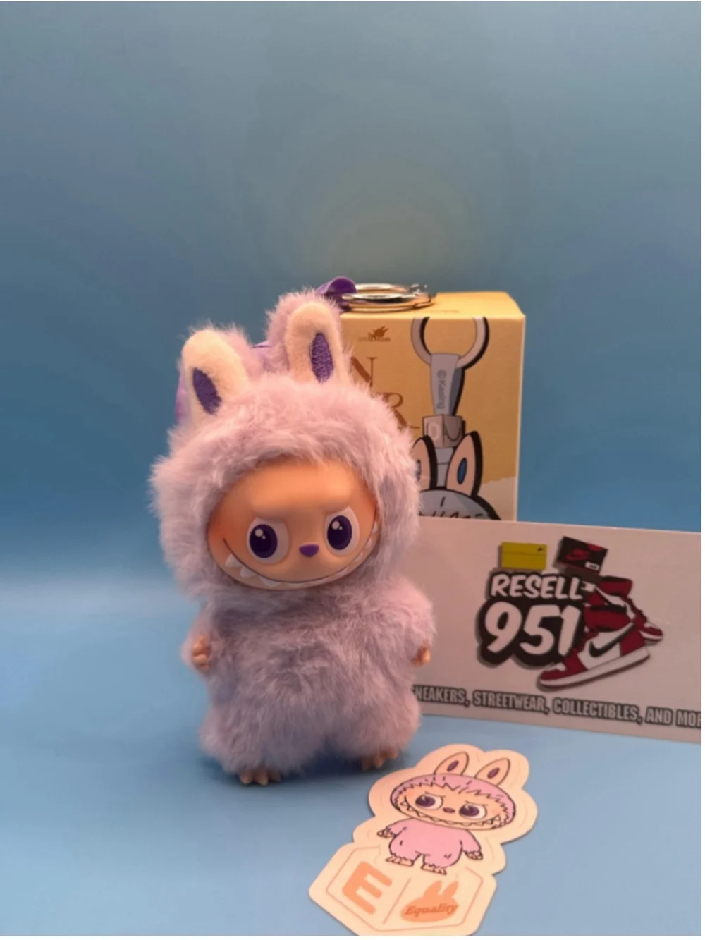 Pop Mart The Monsters Labubu Pin For Love Series Equality Vinyl Plush Pendant